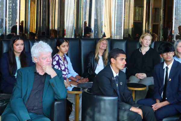 Competition winners taking part in a live Q&A session hosted by Zeus Capital in Manchester.