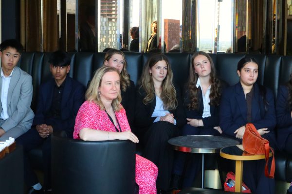 Competition winners taking part in a live Q&A session hosted by Zeus Capital in Manchester.